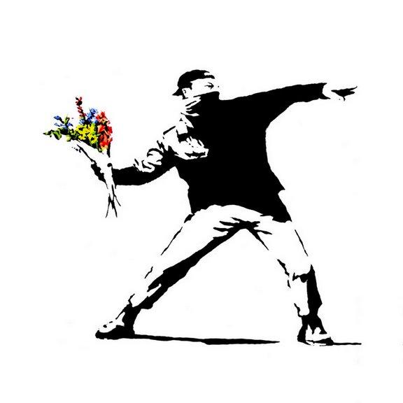 One Love By Banksy.