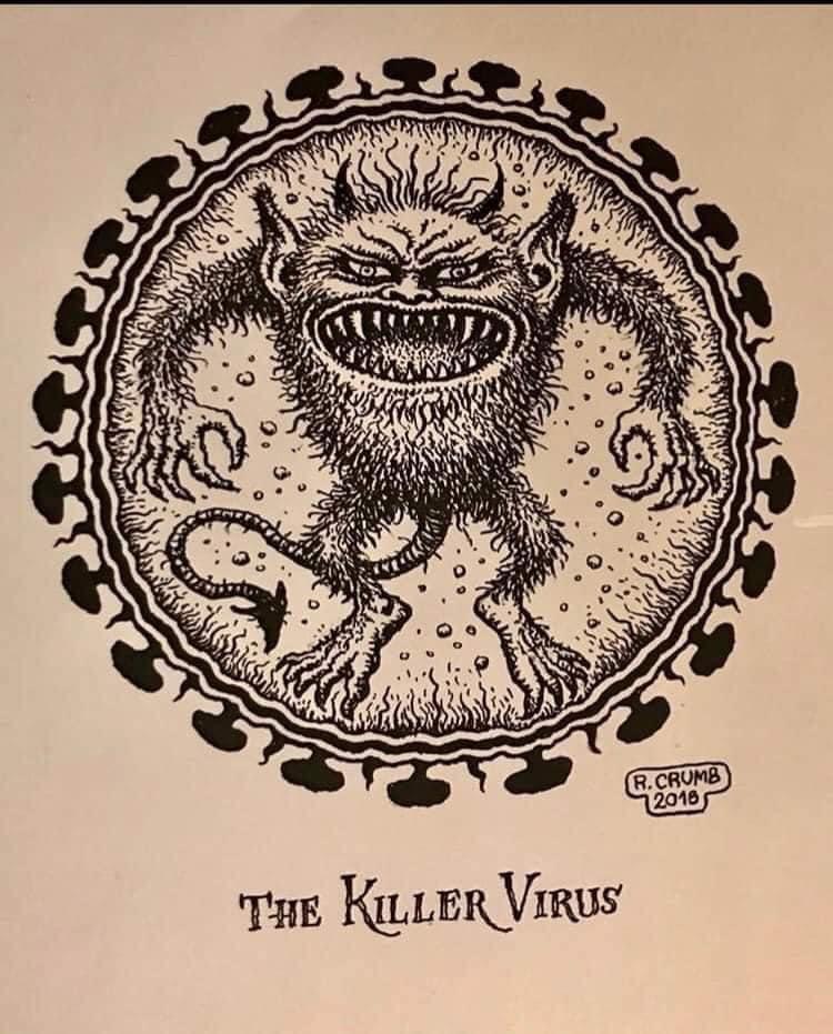 the killer virus, R. Crumb (2018)
